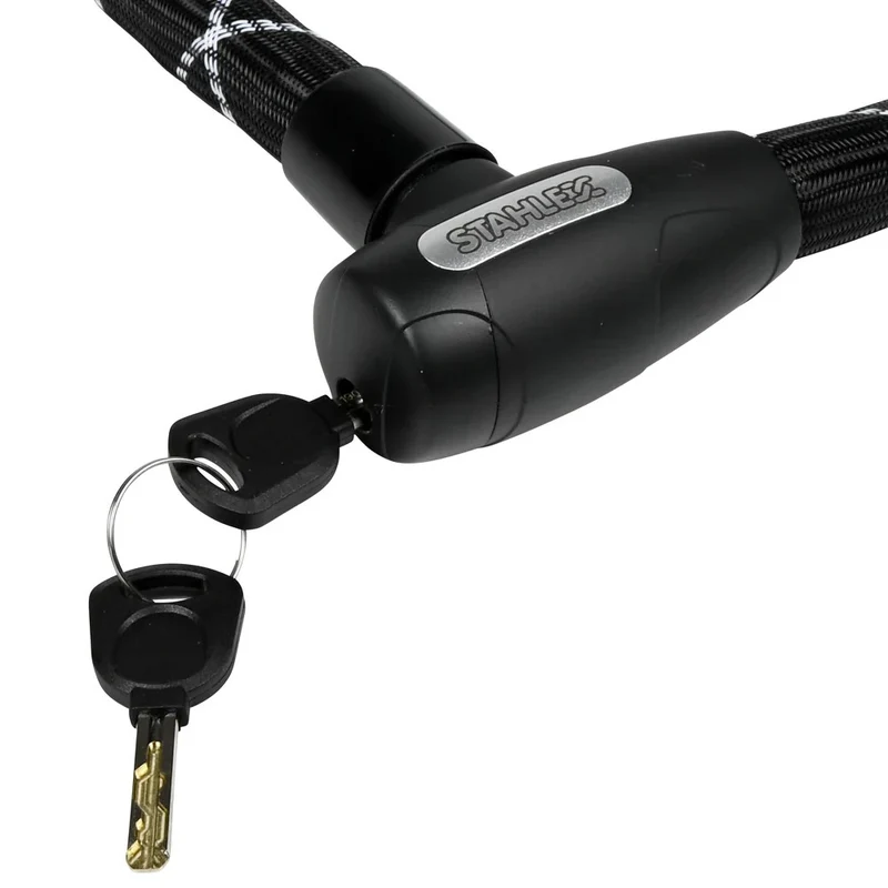Fahrrad Faltschloss 100cm Gelenkschloss 22mm Panzerschloss 2 Schlüssel 8720812511472