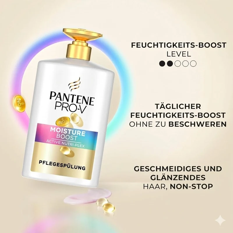 Pantene Pro-V Moisture Boost Spülung 800ml Pflege Conditioner trockenes Haar