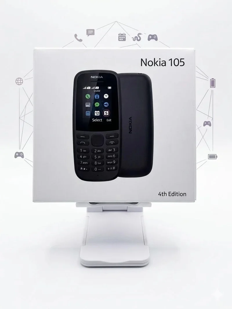 Nokia 105 Dual SIM Handy Schwarz Tastenhandy Neu OVP Mobiltelefon