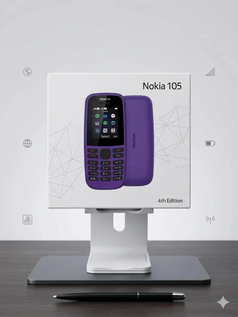 Nokia 105 Dual SIM Handy Schwarz Tastenhandy Neu OVP Mobiltelefon