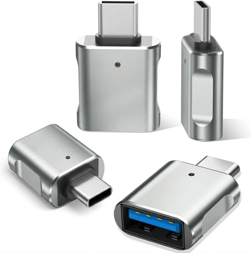 USB-C auf USB OTG Adapter für iPhone 15 16 MacBook iPad Galaxy USB Adapter 1 PC