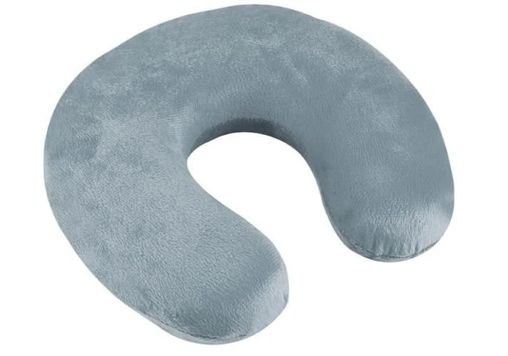 Reisekissen Nackenkissen Memory Foam – ergonomisches Reise Kissen Grau 8717344991452
