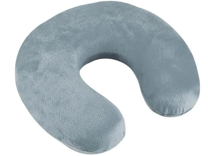 Reisekissen Nackenkissen Memory Foam – ergonomisches Reise Kissen Grau 8717344991452
