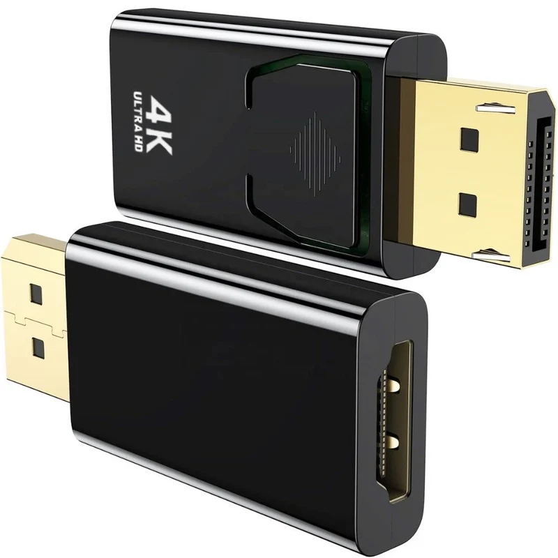 DisplayPort auf HDMI Adapter 4K DP zu HDMI Konverter Audio Video