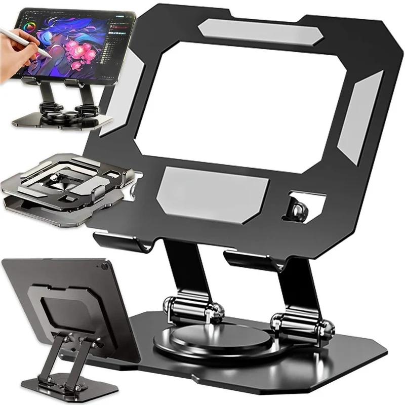 Tablet Halterung Ständer 4-16 Zoll 360° drehbar Tisch Halter iPad Handy