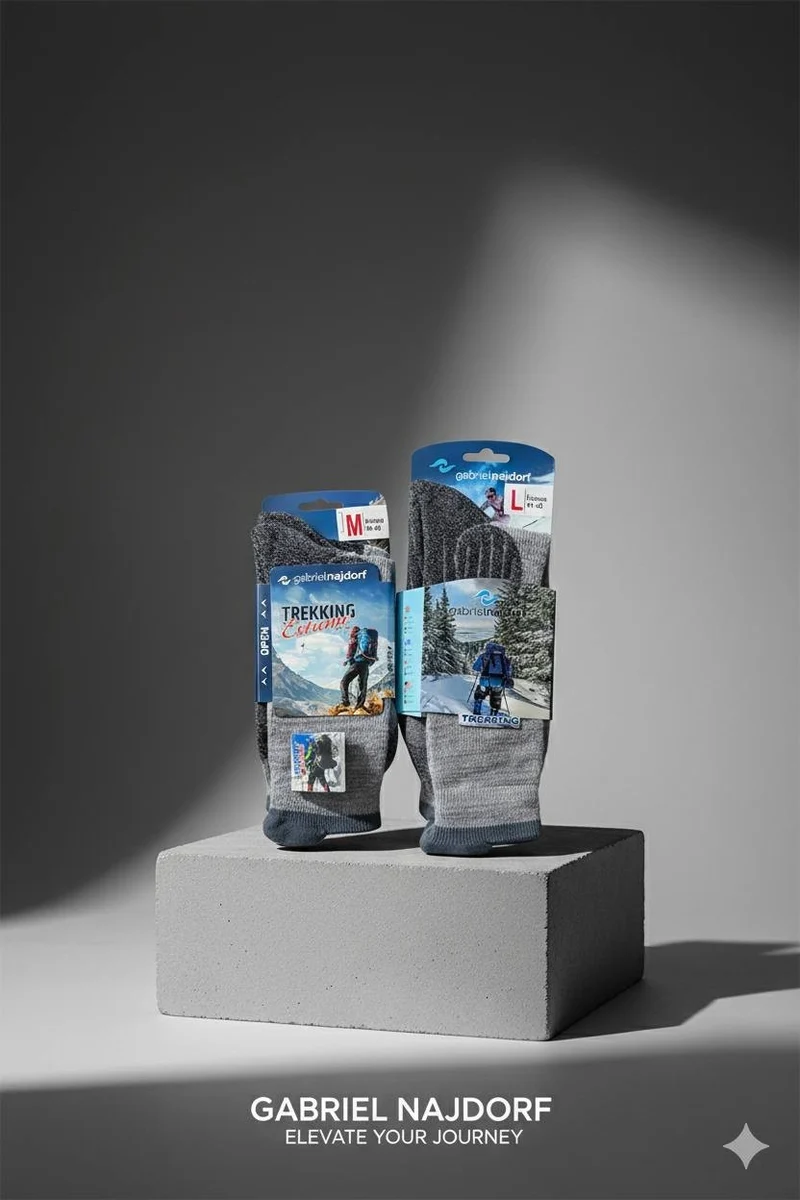 Gabriel Najdorf Trekking Socken Coolmax Thermolite Wandern Outdoor