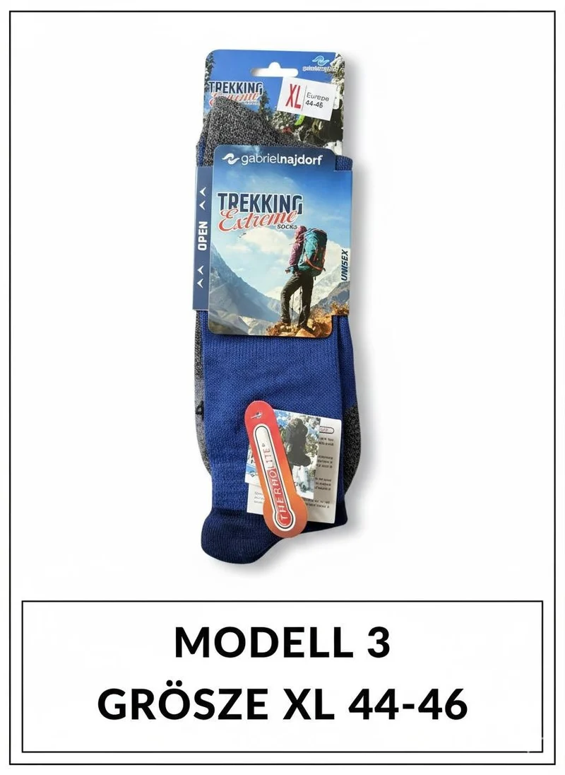 Gabriel Najdorf Trekking Socken Coolmax Thermolite Wandern Outdoor