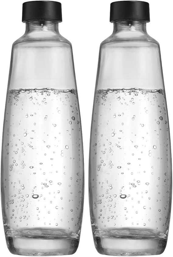 SodaStream 1L DUO Glasflasche | Spülmaschinenfest | Kompatibel für DUO und E-DUO