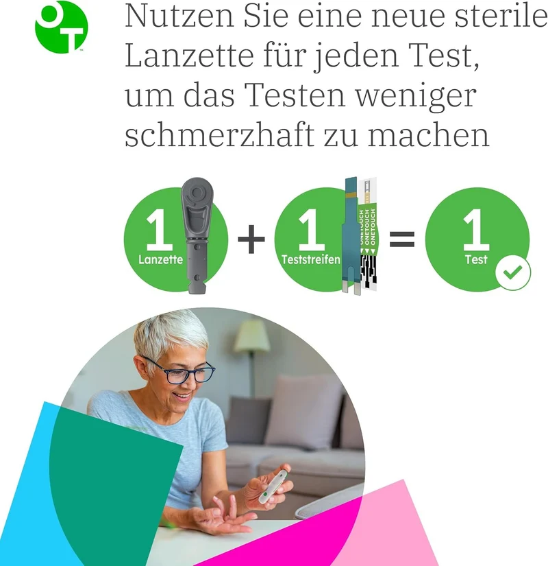OneTouch Delica Plus Lanzetten – 30 sterile Lanzetten Blutzuckermessung