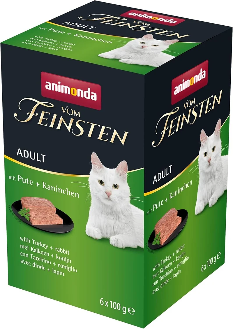 Animonda Vom Feinsten Adult Katzenfutter, Nassfutter für ausgewachsene Katzen