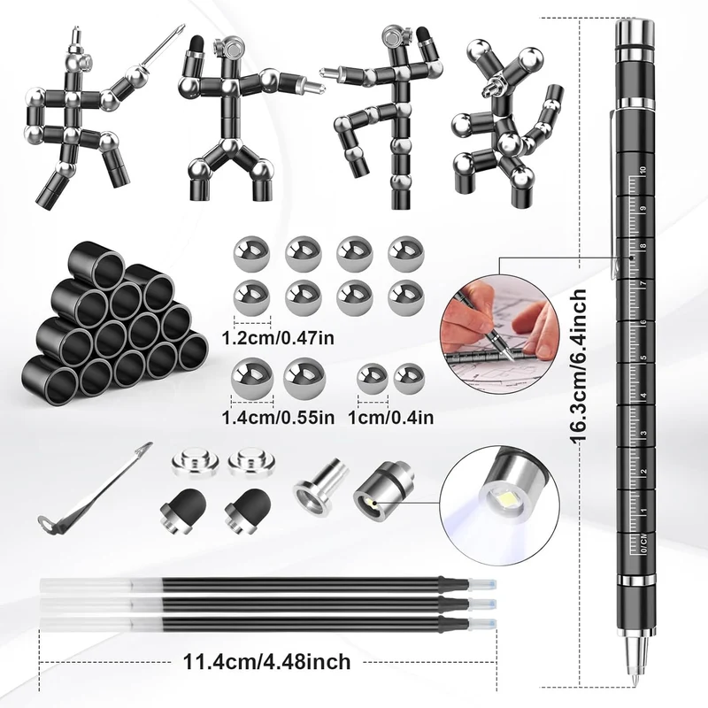 Dusor Geschenke für Männer, Adventskalender Füllung, Magnetischer Stress Stift