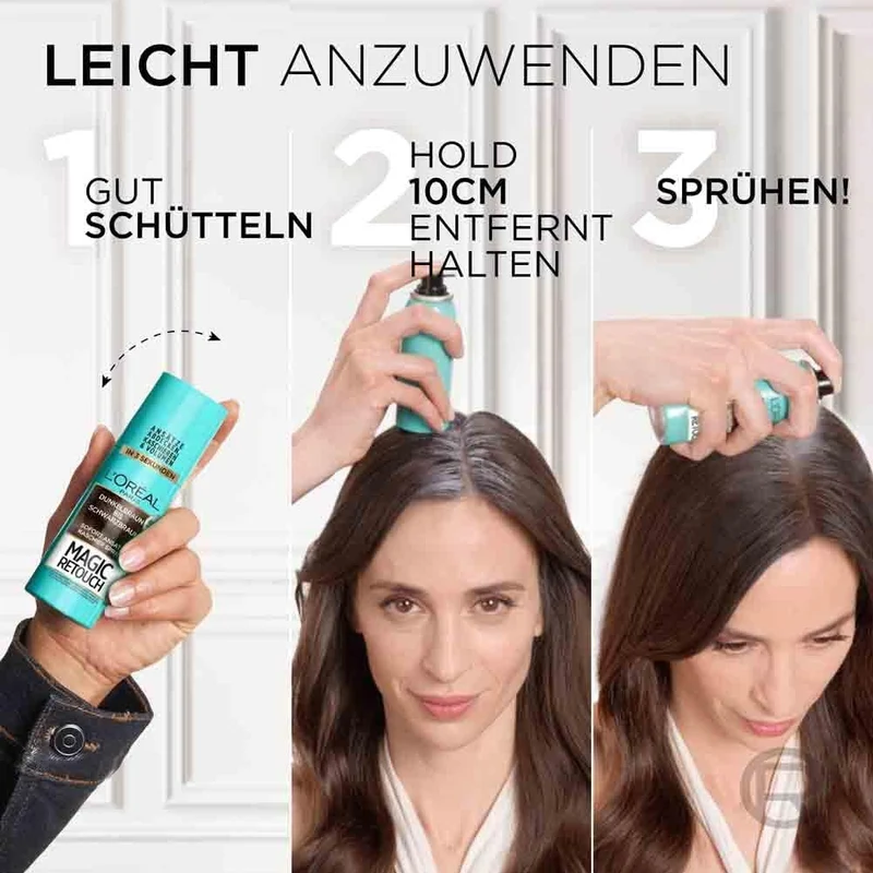 L'Oréal Paris Magic Retouch Ansatz Kaschierspray Schwarz 75ml
