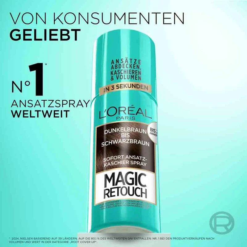 L'Oréal Paris Magic Retouch Ansatz Kaschierspray Schwarz 75ml