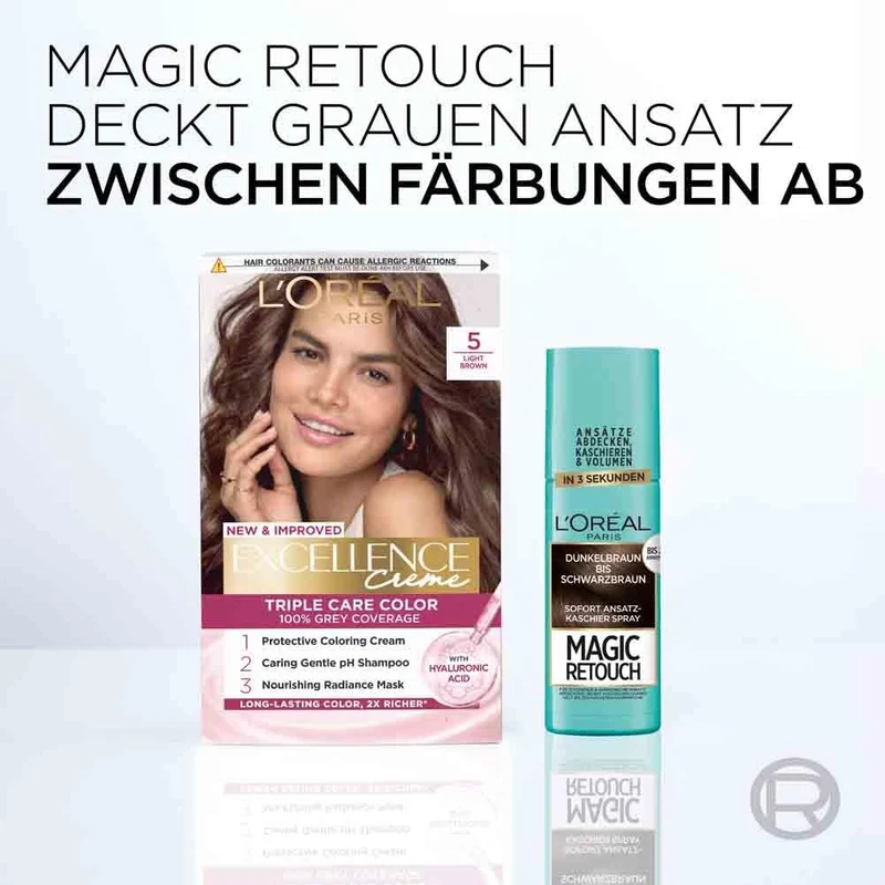 L'Oréal Paris Magic Retouch Ansatz Kaschierspray Schwarz 75ml