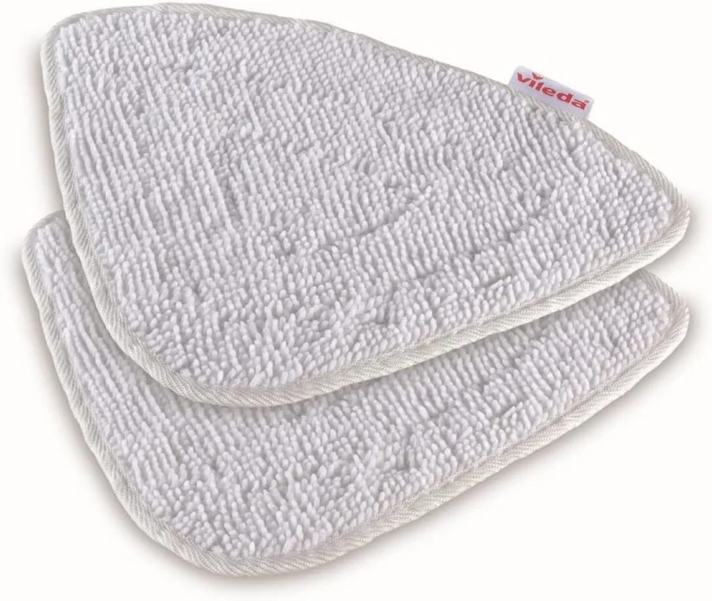 Vileda Steam Dampfreiniger Ersatzpads aus Mikrofaser – Waschbar & Wiederverwendbar (2 Stück)