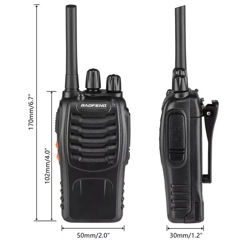 1er Baofeng Walkie Talkie BF-88E PMR446 Handfunkgerät Sprechfunkgeräte & Headset