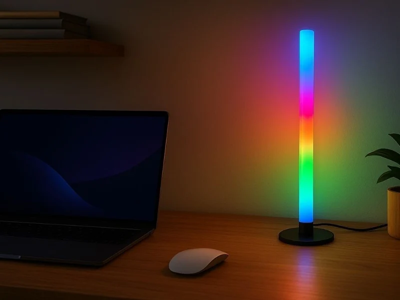 LED RGB Standlampe Bodenlampe Schreibtischlampe 40 cm Modern Dekorativ