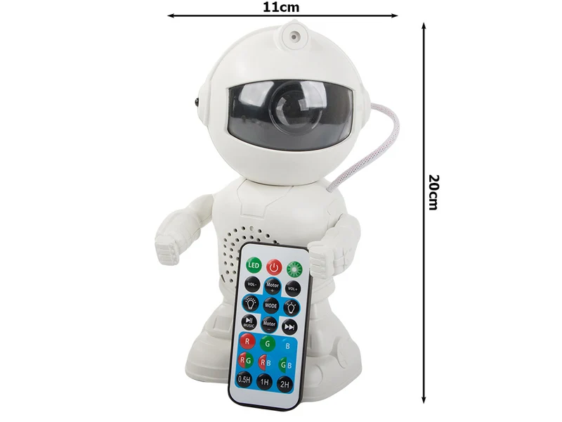 Sternenprojektor Astronaut Nachtlicht Bluetooth Musik Kinder LED