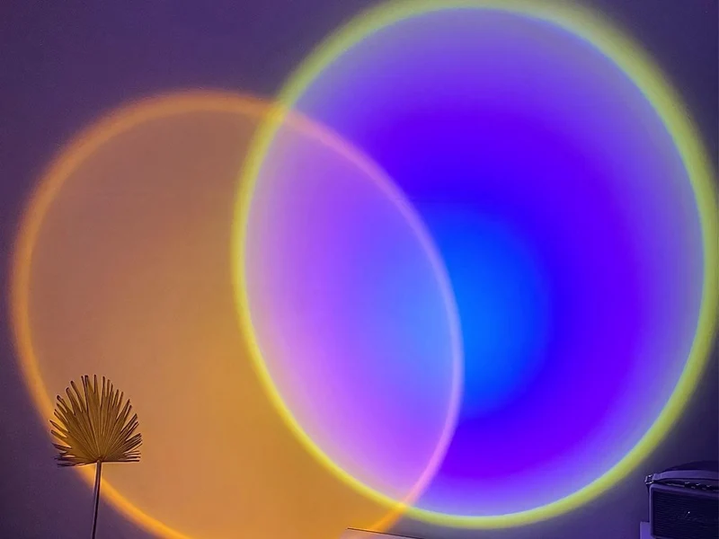 RGB Sunset Projektor Lampe LED USB mit Fernbedienung – Atmosphärenlicht