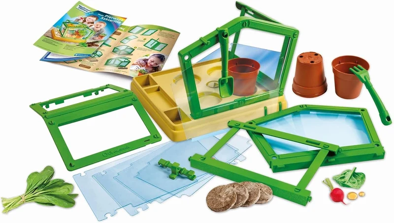 Clementoni Galileo Lab Gewächshaus – Pflanzkasten & Samen Garten Set für Kinder