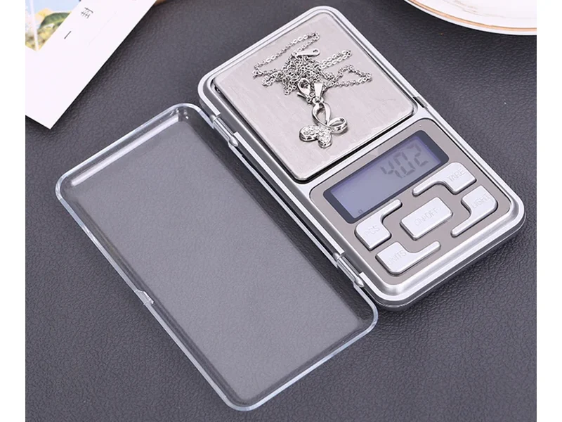 Digitale Feinwaage 0,1g bis 500g – Präzisionswaage Taschenwaage mit LCD Display