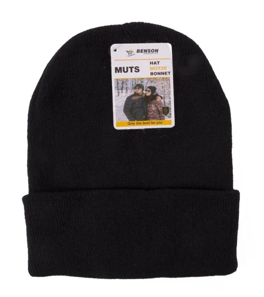 Beanie Mütze Unisex Winter – Einfarbig, Hutmischung, 1 Stück