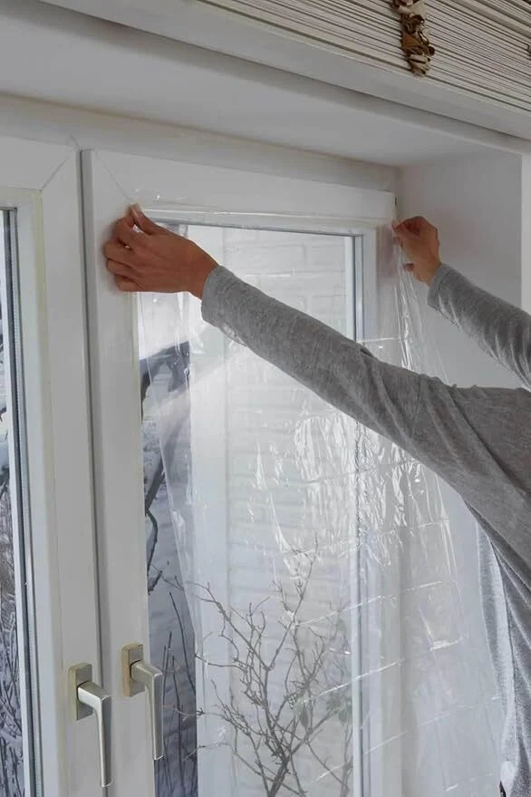 Tesa tesamoll Thermo Cover Fenster-Isolierfolie - Transparente Isolierfolie