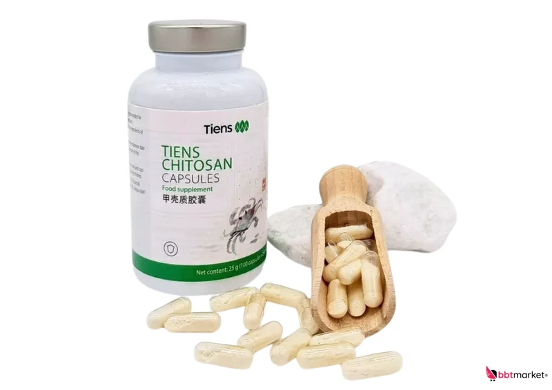 3x TIENS Chitosan Kapseln – Detox & Ernährung – 300 Stück á 25g