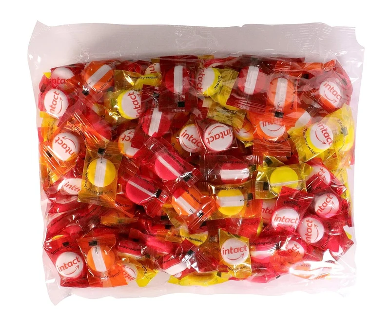 Intact (Kindermischung) Traubenzucker im Beutel • 500g Traubenzucker Bonbons