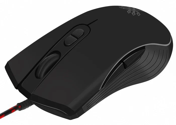 Gaming Maus mit LED Beleuchtung, 7200 DPI und 7 programmierbaren Tasten – Optische USB Computermaus