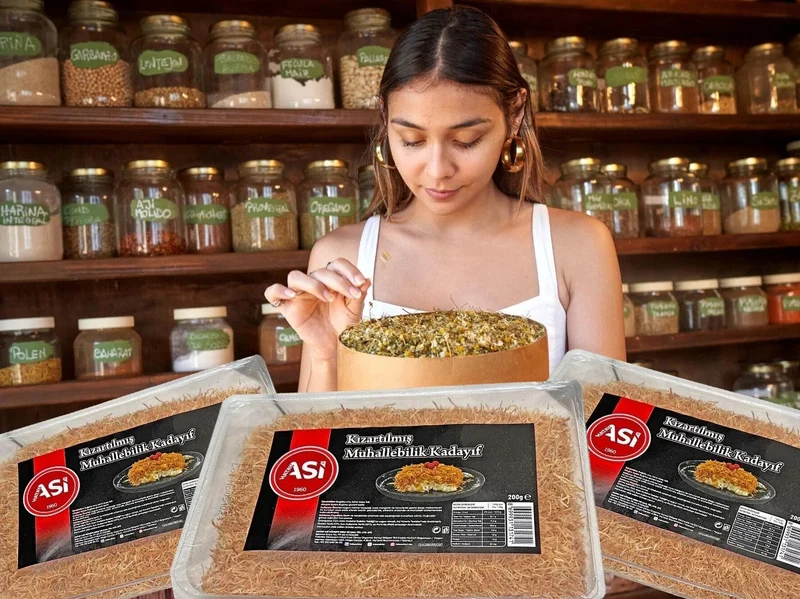 Geröstete Kadayif-Teigfäden für Dubai Style Schokolade-Engelshaar- 3x200g