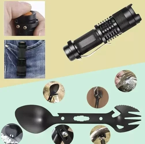 Survival Set 32in1 wasserdicht – Outdoor Notfall Kit für Camping, Bushcraft & Trekking
