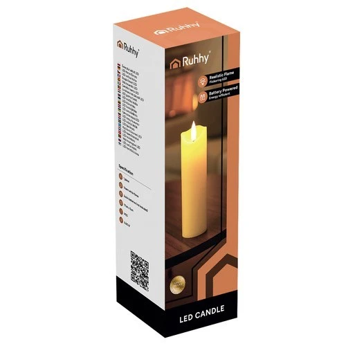 Led Kerzen Set elektrische Dekokerzen Grablicht warmweiß flackernd innen/außen