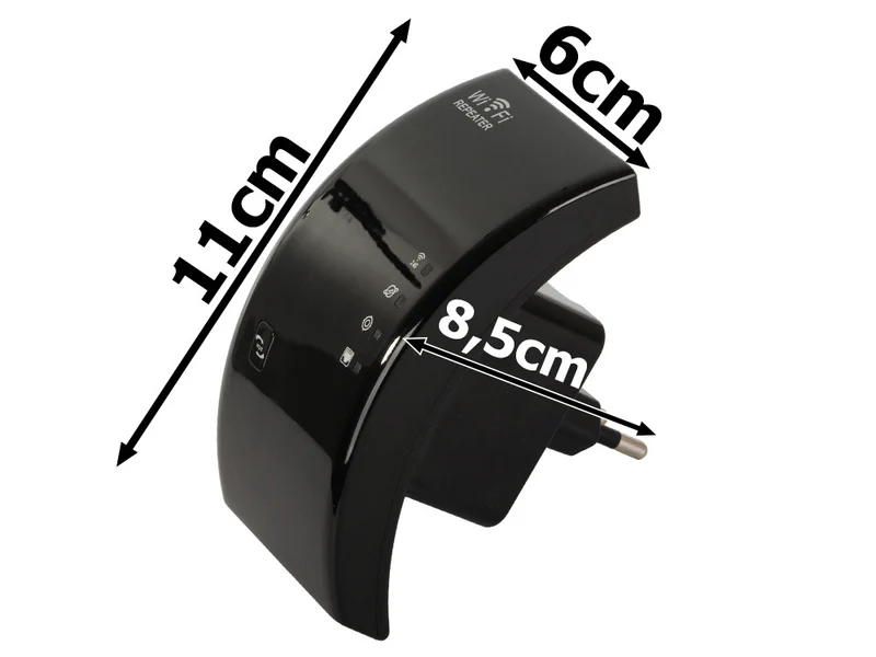 WLAN Repeater 300 Mbps – WiFi Verstärker 2.4 GHz mit WPS & Access Point Modus