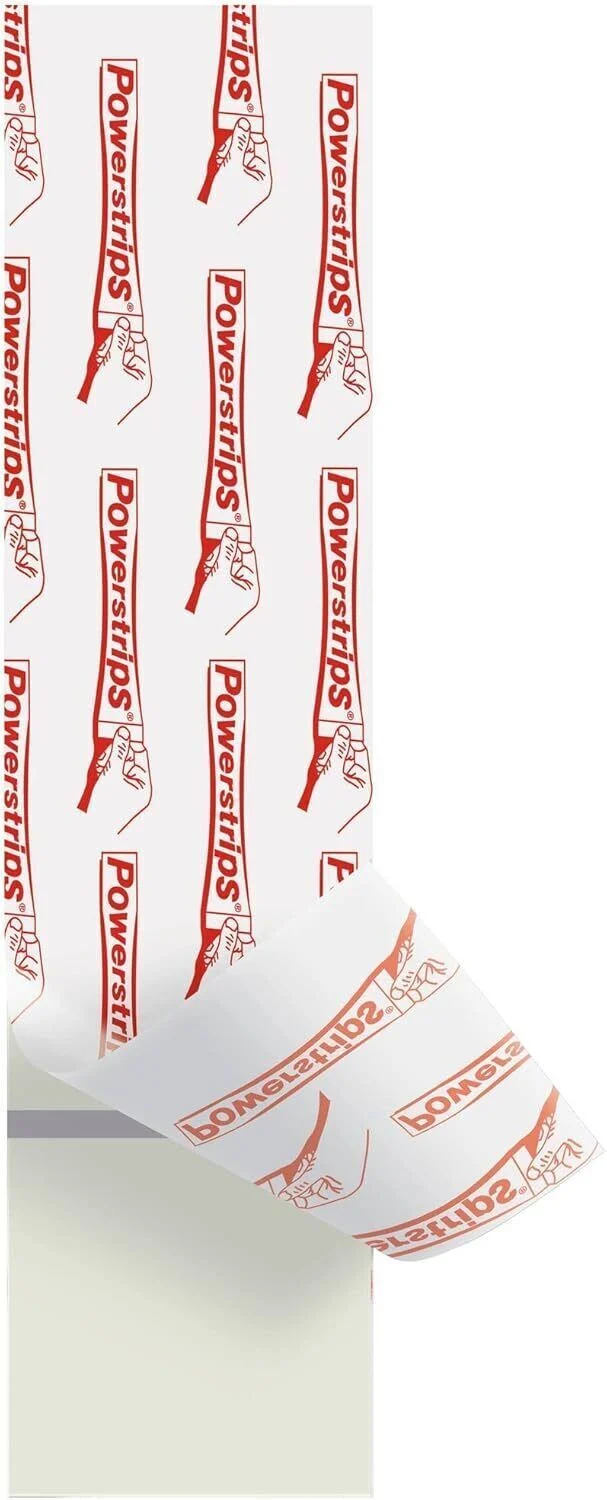Tesa Powerstrips Tapete&Putz - doppelseitige Klebestreifen für Tapete und Gips