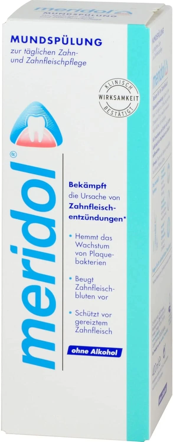 Meridol Mundspülung 400ml - antibakterieller Effekt für gesunde Zähne
