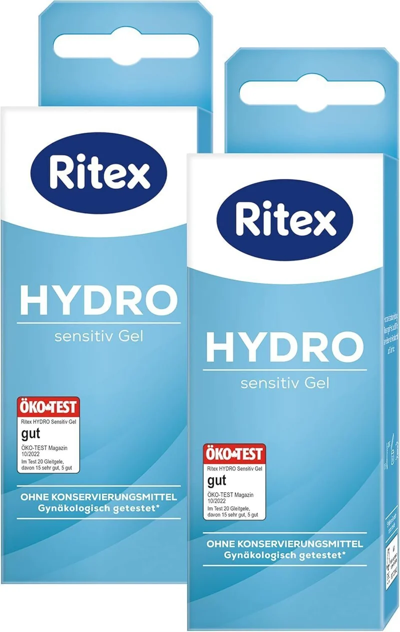 Ritex Hydro, Sensitiv Gel, 100 ml (2x50ml), Made in Germany
