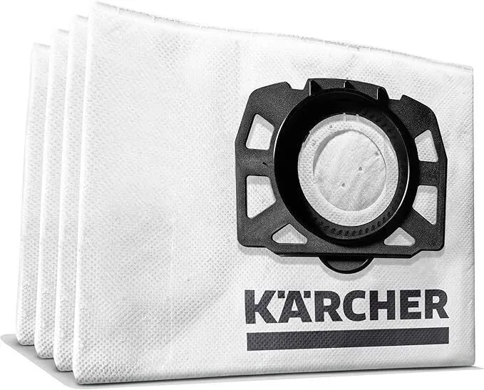 Kärcher Original Vliesfilterbeutel KFI 357: 4 Stück, 3-lagig, extrem reißfest