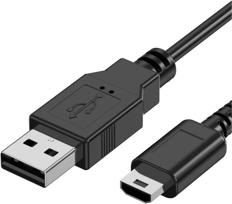 Ladekabel für Nintendo DS Lite – 1,2 m, 1 A, Schwarz