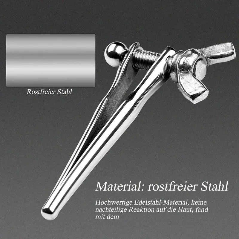 BDSMAGE Dilator Harnröhre Edelstahl Harnröhren Dilatatoren Set,Eichel Stimulator