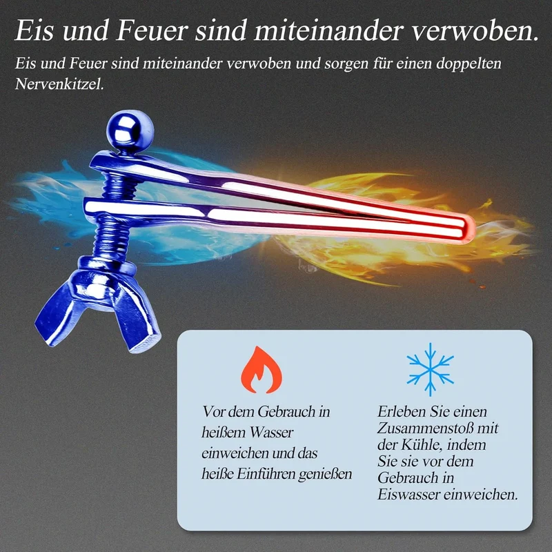 BDSMAGE Dilator Harnröhre Edelstahl Harnröhren Dilatatoren Set,Eichel Stimulator