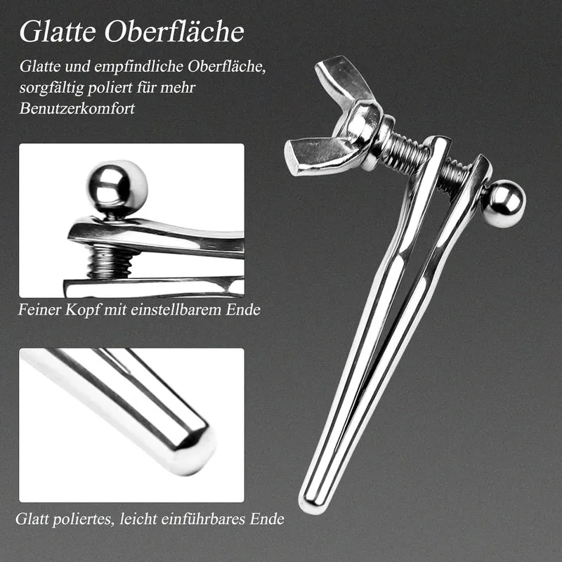 BDSMAGE Dilator Harnröhre Edelstahl Harnröhren Dilatatoren Set,Eichel Stimulator