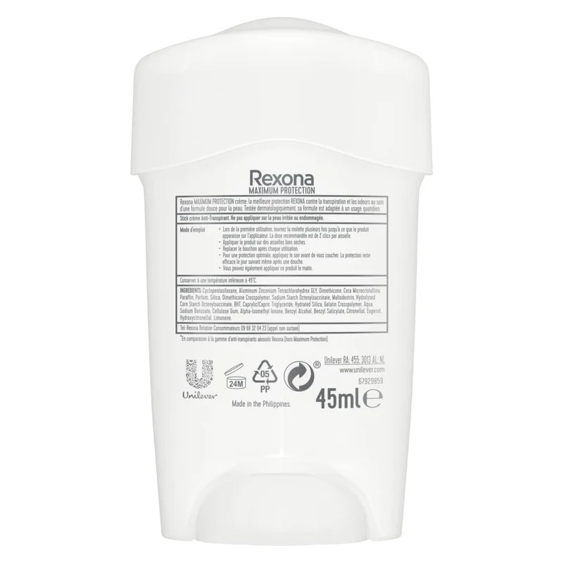 Rexona Maximum Protection Deo Creme Confidence Anti Transpirant mit 3x Schutz