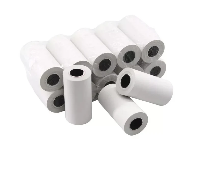 Thermorollen 57mm x 30mm x 12m | BPA-frei EC-Kassenrollen weiß | Thermopapier