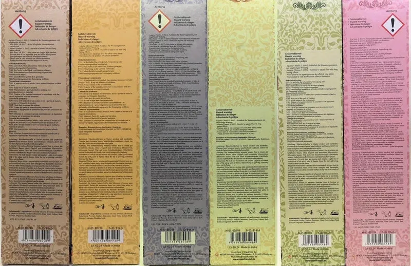 Räucherstäbchen Indische 40 Stück inkl. Halter – verschiedene Düfte (Karma Scent
