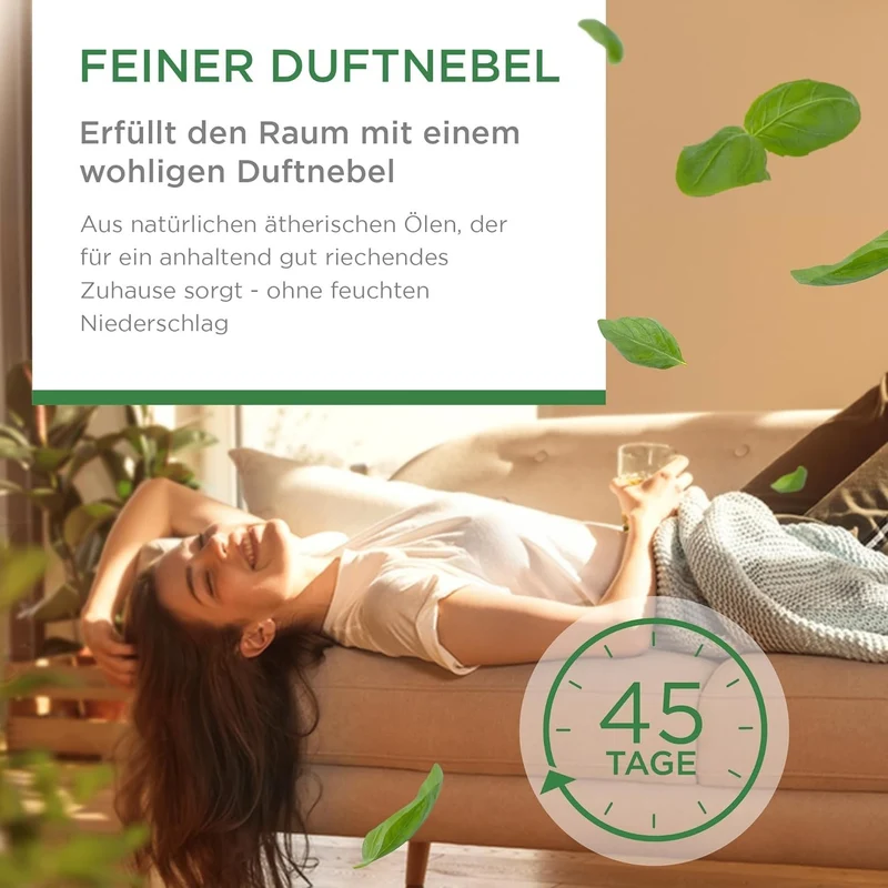 Air Wick Aroma-Öl Starter Set – Beruhigende Rose | Diffuser + 2×20 ml Nachfüller