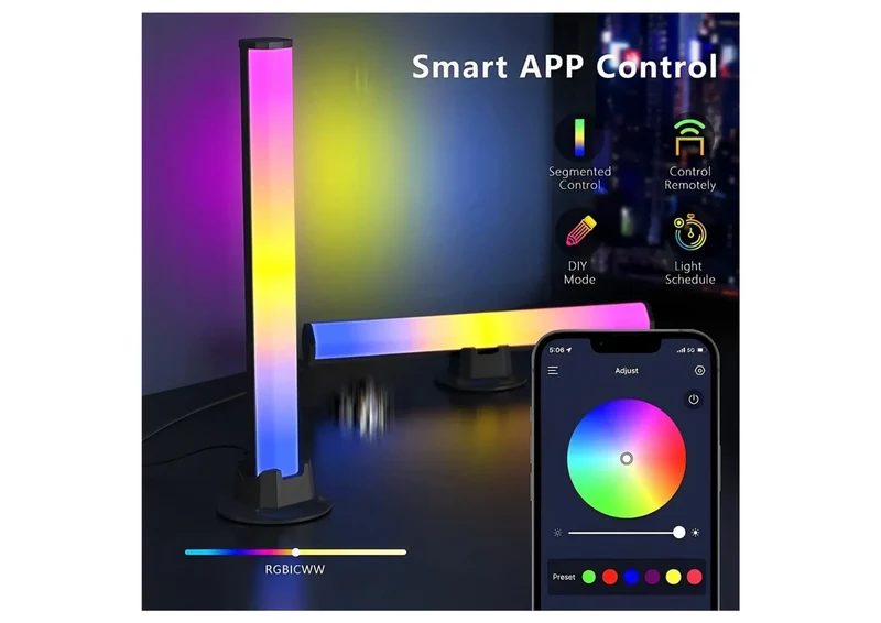 LED Lightbar RGB TV Hintergrundbeleuchtung Musik Sync Gaming Licht USB