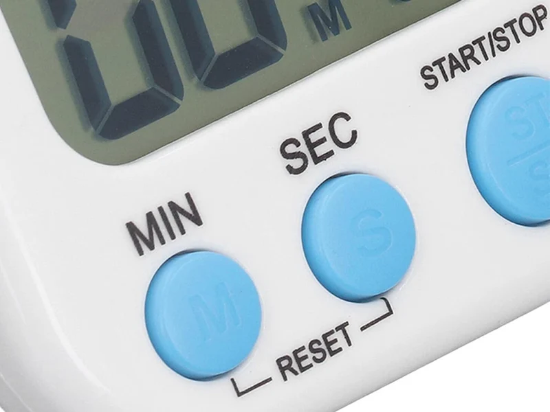 Digitaler Küchentimer elektronische Küchenuhr mit Magnet und Countdown-Funktion