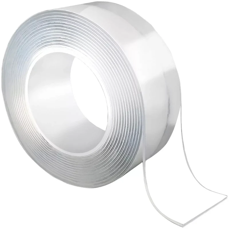 Transparentes Nano Doppelseitiges Klebeband 5M Waschbar & Wiederverwendbar 🧻