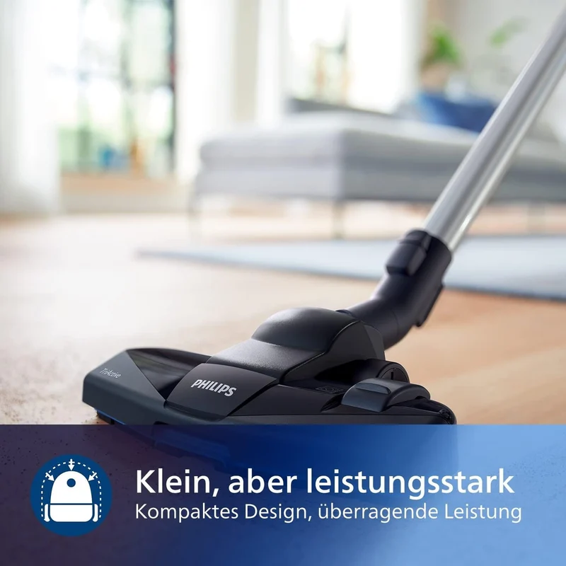 Philips PowerPro Compact Series 3000 Beutelloser Staubsauger – 900 W